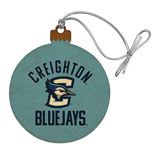GRAPHICS & MORE Creighton University Bluejays Wood Christmas Tree Holiday Ornament
