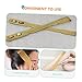 SHERCHPRY 4pcs Bamboo Back Scratcher Massager Set for Instant Itch Relief Comfortable Self-Massage Tool for All Ages Family and Friends