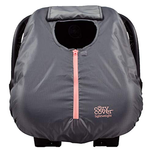 Cozy Combo Pack (Pink Grapefruit) – Sun & Bug Cover Plus a Lightweight Warm Weather Cozy Cover - Trusted by Over 6 Million Moms Worldwide – Protects Your Baby from Mosquitos, Insects, The Sun, Wind
