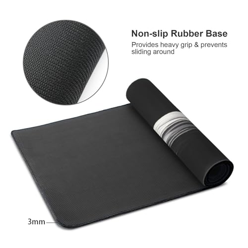 Sous-main minimaliste avec bords cousus haute durabilité