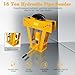 Hydraulic Pipe Bender, 16 Ton Manual Copper Tube Bender and Exhaust Pipe Bending Machine with 8 Dies (1/2