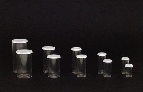 12 Sizes of Plastic Vials 12 Sizes 2.5 Dram to 50 Dram Sample Pack