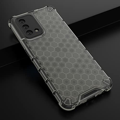Image of Glasgow Back Case Cover Compatible with Oppo F19s (Stylish Design) -Black