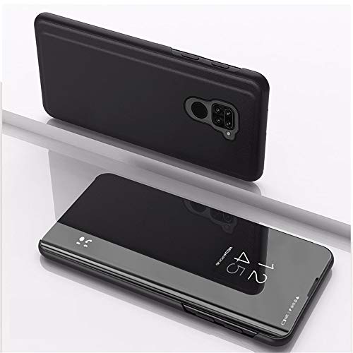 Emaxeler Lg Velvet 5G Case Cover Stylish Mirror Plating Flip Full Body Protective Reflection Ultra Thin Hard Anti-Scratch Shockproof Frame For Lg Velvet 5G Mirror:black #TOP5