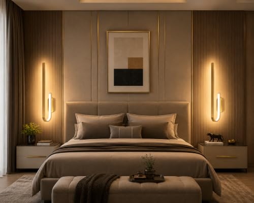 Image of FILLISKA Led Wall Highlighter Light, 3-in-1 Colour Changing, Luxurious Wall Decor (18 Watt Luxurious Gold-768)