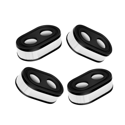 (4-Pack) 593260 798452 334404 Lawn Mower Air Filter for Briggs and Stratton 550ex 675exi 725exi Series fits Troy Bilt TB110 TB200 TB230 Lawnmower and More