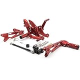 Krace Motorcycle Rearsets Fit For Honda Grom MSX125 2017 2018 2019 2020 2021 Rear Set Footrests Brak