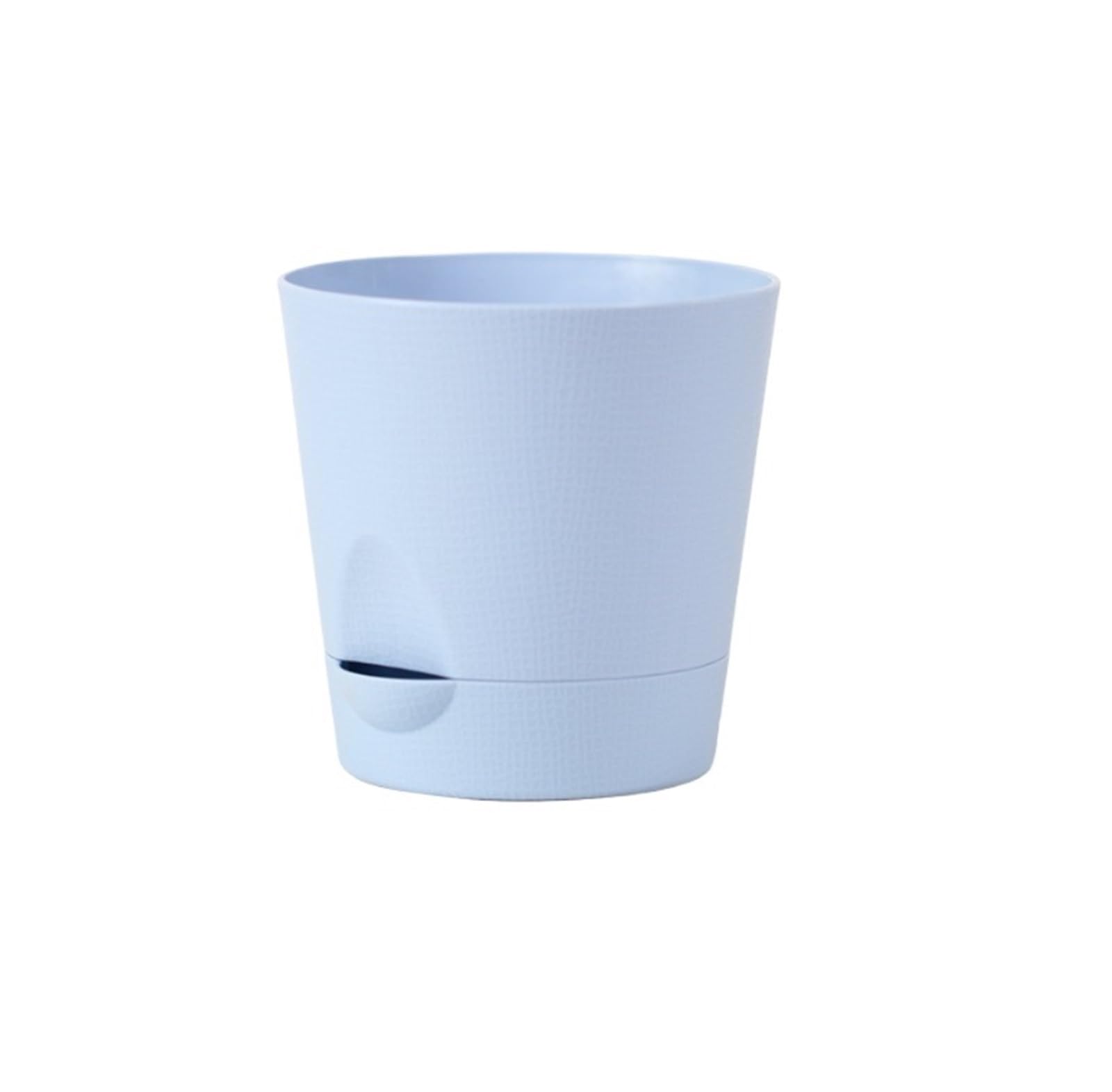 JUAKSQZYI Self-Watering Planters with Drainage Hole Plastic Succulent Flower Pot for Indoor and Outdoor Decorative(Blue)
