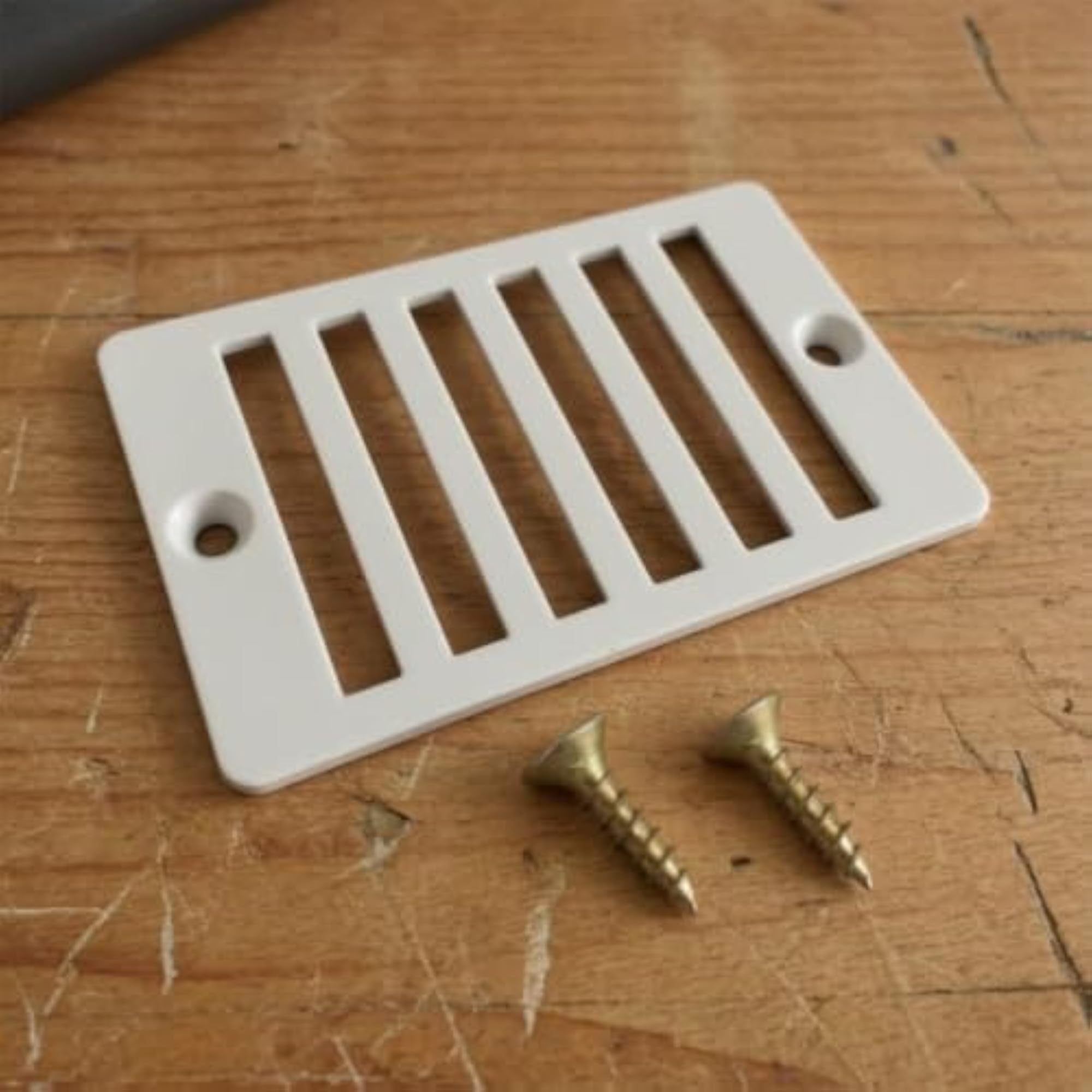 Slotted Pool Drain Cover with Screws, Square Pool Drain Grille
