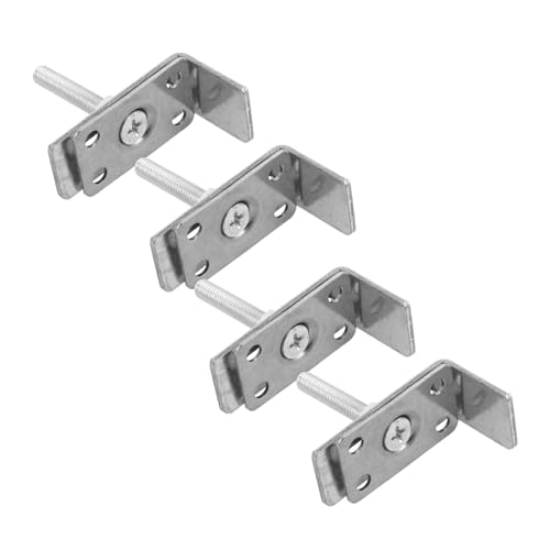 GALPADA Lot De 4 Accessoires De Fixation Pour Lavabo Sous Plan Matériel D'Installation Pour Évier Support De Lavabo Sous Plan Réparation D'Évier Matériel De Montage