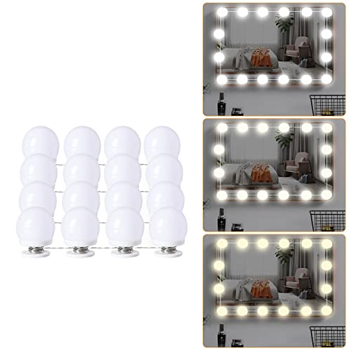 Top 10 Picks for the Best Lighting for Bathroom Makeup 7 LABOREDUCER LED Vanity Mirror Lights with 16 Dimmable Light Bulbs, Plug in Hollywood Style Makeup Lights with Power Supply for Full Body Mirror, Dressing Room, Vanity Table Set (Mirror NOT Include)