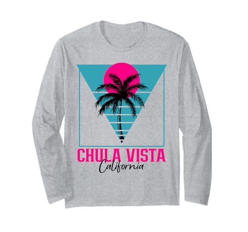 Chula Vista California Rétro Vintage Manche Longue