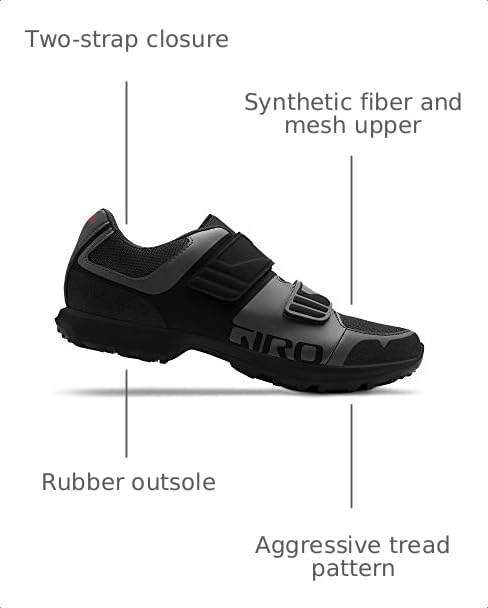 Image of Giro Berm Men Clipless Mountain Bike Shoes - Dark Shadow /Black Cover (2024), 47