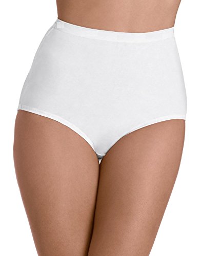 Hanes Women`s Classics White Cotton Brief