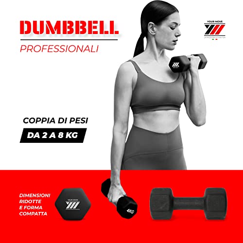 YM Manubri in Neoprene Terminale Forma Esagonale