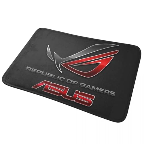 CWCMZDH ASUS Rog Antideslizante Estera del Piso, Estera del Cojín de Alfombras y tapetes para Cocina Entrada de la Casa de Habitación de Bandolero Esteras