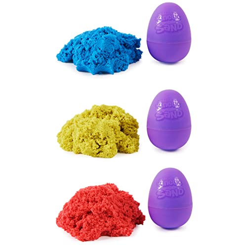 Kinetic Sand, 20-Pack Eggs With Red, Yellow, And Blue Play Sand, Goodie Bag Toys, Sensory Toys For Kids #TOP2