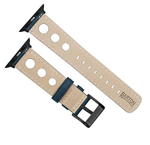 Image of BARTON WATCH BANDS - Horween Leather Watch Bands Compatible with Apple Watch Models - 1, 2, 3, 4, 5, 6, 7, 8, 9, 10, SE, Ultra & Ultra 2