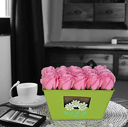 Image of TIED RIBBONS Artificial Flowers with Planter for Indoor Outdoor Living Room Gifts and Home Decor(14 cm X 7 cm X 15 cm, Multicolor)