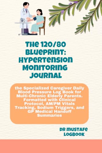 The 120/80 Blueprint: Hypertension Monitoring Journal: The Specialized Caregiver Daily Blood Pressure Log Book for Multi-Chronic Elderly Parents. ... Triggers, and GP Medical Handoff Summaries.