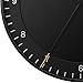 Braun Classic Mixed Analogue Wall Clock Home Gift Bundle with Silent Sweep Movement, Easy to Read, 30cm Diameter in Black + White, Model BC17B, BC17W (2 Pack)