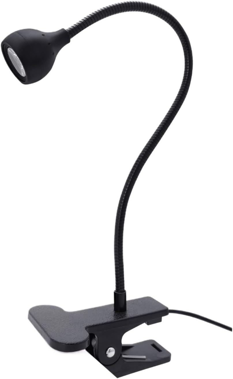Curing Lamp, USB Clip Nail Dryer 4 Levels Dimmable Instant Mini Portable Lamp for Curing(Pink)
