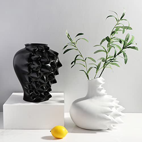 Vase vase deco vase en céramique moderne pour salon et composition - 4