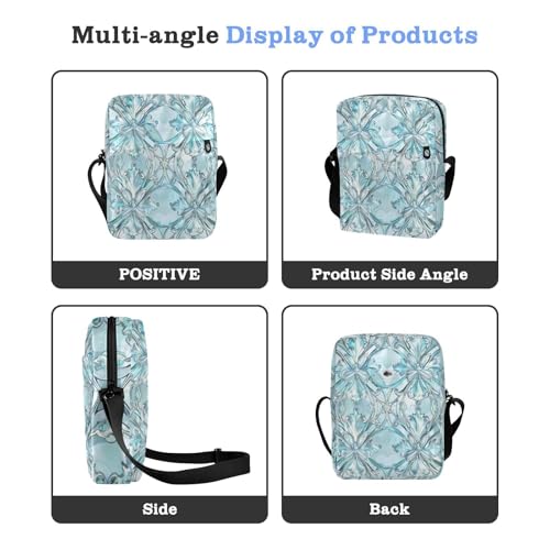 Turquoise messenger bag for women cross body bag Handbag For Travel Adjustable Strap for Shopping Travel4