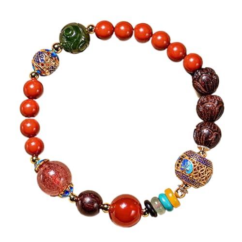 Bracelet talisman bonne chance en cristal et pierres de protection