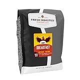 Fresh Roasted Coffee, Breakfast Blend Whole Bean Coffee, Light Roast, Kosher, 5 lb (80 oz)