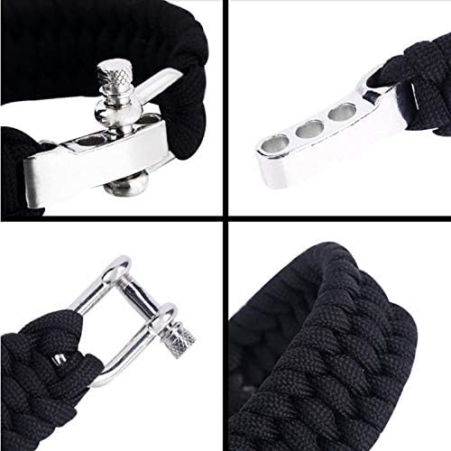 Adjustable Outdoor Paracord Survival Bracelet for Adventurers - Image 3