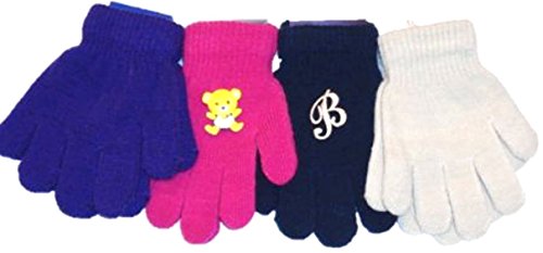 Set of Four One Size Magic Gloves for Children Ages 1-3 Years