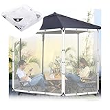 LVLDAWA Lona Transparente Impermeable, Lona Resistente Frío para Cerramientos Patio para Porches Piscinas.