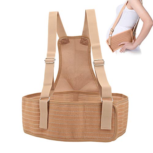Agatige Faja de Embarazo Soporte para el Vientre, Ajuste Transpirable Hombro Postparto Cinturón de Maternidad(Caqui) Cover