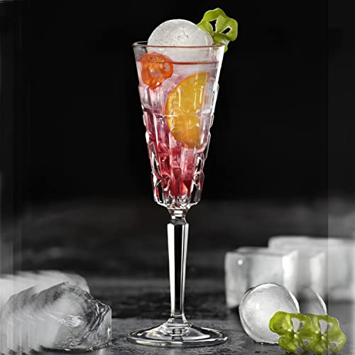 Copas de flauta Etna de Lorren Home Trends en set de 6 unidades para cava 6