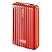 Zendure A3TC 10000mAh USB-C Portable Charger, Ultra-Durable Power Bank with 3A Output, Zen+ Technology External Battery for iPhone X / 8 Plus, iPad Pro/Air 2, Samsung Galaxy S9 Plus and More - Red