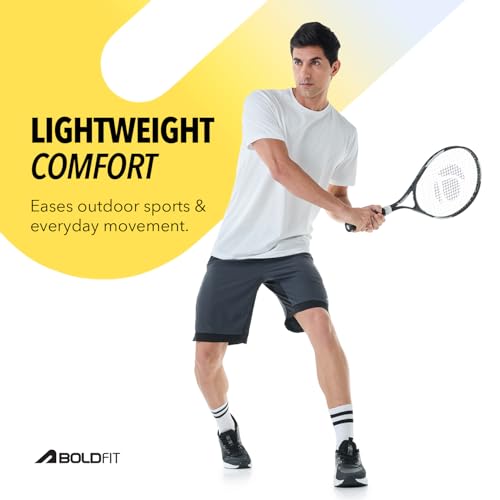 Image of Boldfit Shorts Pant for Men, Breathable, Quick Dry, Lightweight Gym Shorts for Men Workout with Pockets Sports Shorts for Man