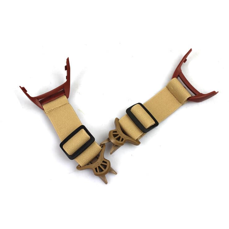 Hanglong Tactical Modified Sling Tape Goggle Strap Band Quick Release Socket for All Guideway Class Fast Helmet Guide Rail