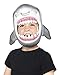 Produktbild Smiffys Kinder Unisex Hai Maske, Ganzer Kopf, One Size, Grau, 46975