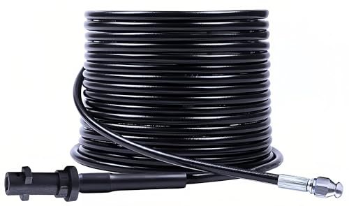 Stone Banks Manguera de limpieza de tuberías para Kärcher K2 K3 K4 K5 K6 K7,Mangueras para Kärcher Limpiadoras a Presión 10m 180 Bar/18MPA +60°