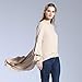Produktbild GJ688 Frauen-Laterne Langarm-Top-Rundhalsausschnitt asymmetrische gekräuselten Rand der beiläufigen Hemd-Rock Pullover Frauen Top,Beige,M