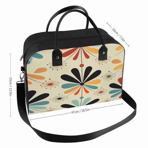 Bolso Retro Moderno Tote de Nylon con Correa Ajustable miniatura 2