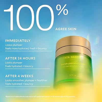 Tata Harper Water-Lock Moisturizer, Lightweight Gel Cream, Lightweight Moisturizer for Instantly Smooth Skin, Natural Skincare, Natural Face Cream