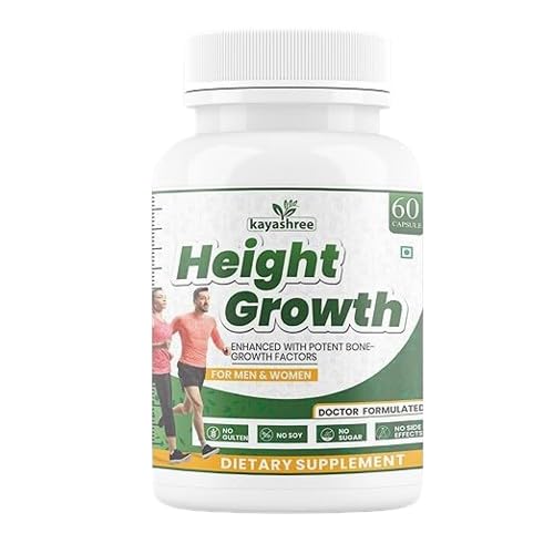 Height Growth Supplement with Potent Bone-Growth Factors, for Men and Women, 60 Capsules-image-21