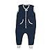 baby deedee Fleece Sack with Feet, Sleep Kicker, Toddler Wearable Blanket Sleeper, Navy, 2-4T (Pack of 1)