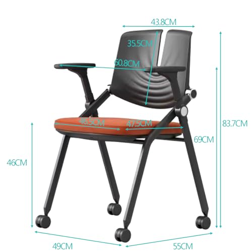 Chaise de salle de conférence pliante robuste capacité 150 kg - 2