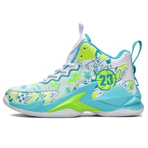 Image of Men's Basketball Shoes Fashion Printed Sneakers