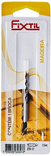 Fixtil BMA/01 Broca para Madeira, 3 mm