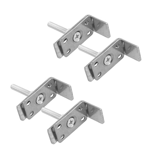 Homoyoyo Lot De 4 Fixations Pour Lavabo Sous Plan Clips Pour Meuble-Lavabo Supports Pour Évier Fixations Pour Plan De Travail Matériel D'Installation Pour Évier Supports Pour