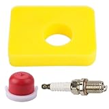 APHP 799579 Air Filter Tune Up Service Kit for 550E 500E 300E 450E 55EX 08P502 09P602 09P702 Overhead Valve Engines Lawn Mower with 594281 Primer Bulb 491055 491055S RC12YC Spark Plug